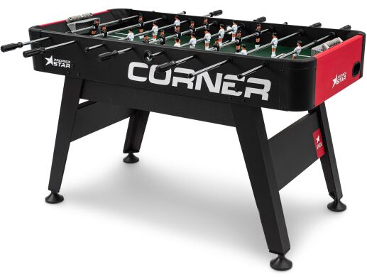 Настільний футбол Hop-Sport Corner Чорно-червоний фото товару