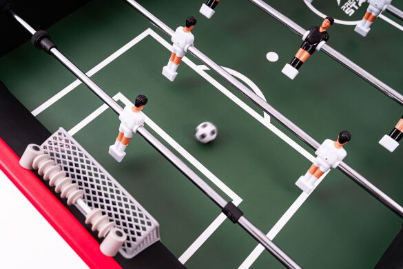 Настільний футбол Hop-Sport Corner Чорно-червоний фото товару