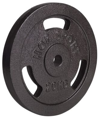 Диск металлический Hop-Sport 20 кг купить Диск металлический Hop-Sport 20 кг фото товара