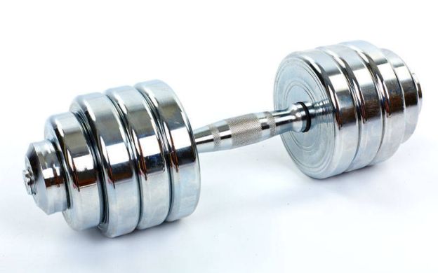 Гантели хромированные Zelart ТА-8007-40CH 2x40 кг фото товара