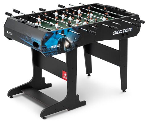 Настільний футбол Hop-Sport Sector Чорно-синій купити Настільний футбол Hop-Sport Sector Чорно-синій фото товару