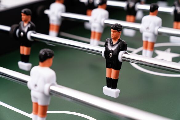 Настільний футбол Hop-Sport Sector Чорно-синій купити Настільний футбол Hop-Sport Sector Чорно-синій фото товару