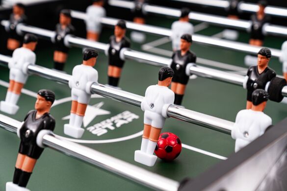 Настільний футбол Hop-Sport Sector Чорно-синій купити Настільний футбол Hop-Sport Sector Чорно-синій фото товару