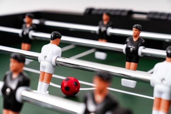 Настільний футбол Hop-Sport Sector Чорно-синій купити Настільний футбол Hop-Sport Sector Чорно-синій фото товару