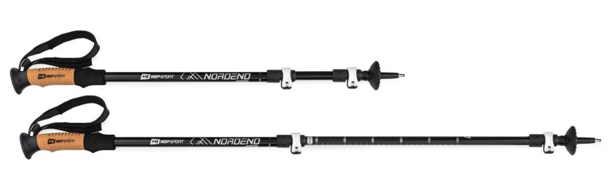 Трекинговые палки Hop-Sport Nordend Pro черные фото товара