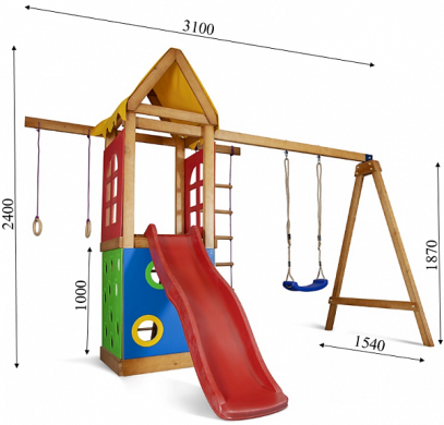 Детский игровой комплекс SportBaby Babyland-25 фото товара