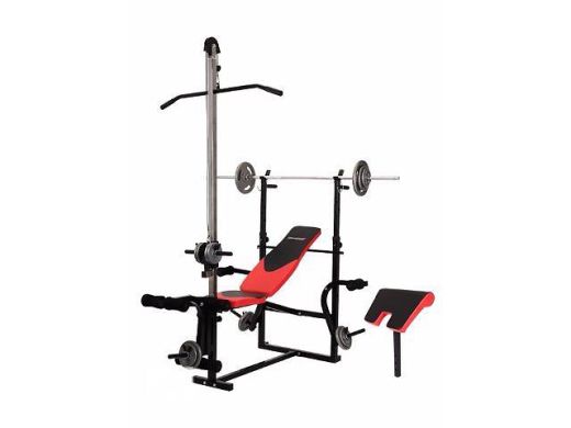 Лава тренувальна Hop-Sport HS-1070 + верхня тяга + парта скотта фото товару