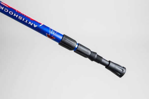 Трекинговые палки регулируемые Hop-Sport Everest синие фото товара