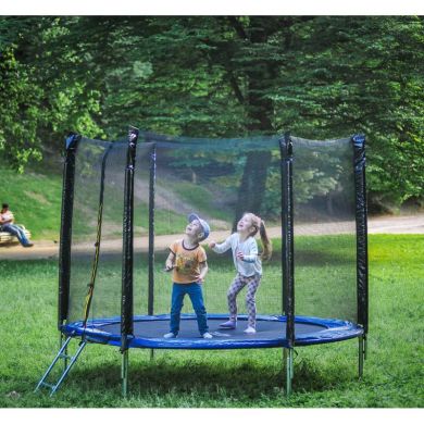 Батут Hop-Sport SJ 6ft (183cm) blue с внешней сеткой фото товара