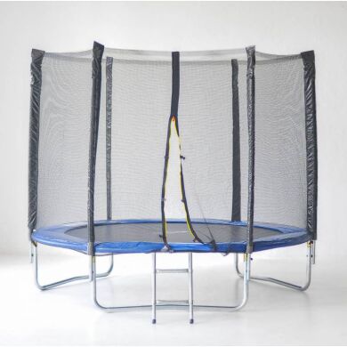 Батут Hop-Sport SJ 8ft (252cm) blue с внешней сеткой фото товара