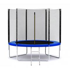 Батут Hop-Sport SJ 10ft (312cm) blue с внешней сеткой фото товара