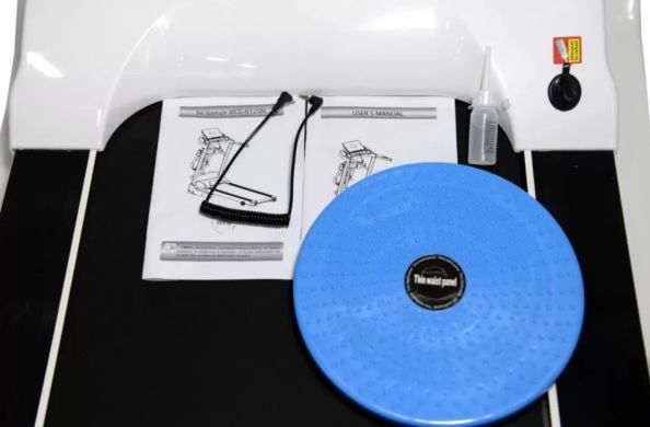 Беговая дорожка электрическая WCG H128M + Гантели + Массажер фото товара