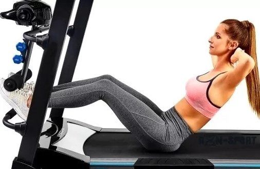 Беговая дорожка электрическая WCG H128M + Гантели + Массажер фото товара