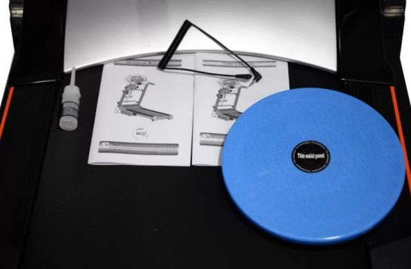 Бігова доріжка електрична WCG H606 + Гантелі + Масажер купити Бігова доріжка електрична WCG H606 + Гантелі + Масажер фото товару