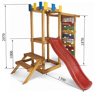 Детский игровой комплекс для дома SportBaby Babyland-14 фото товара